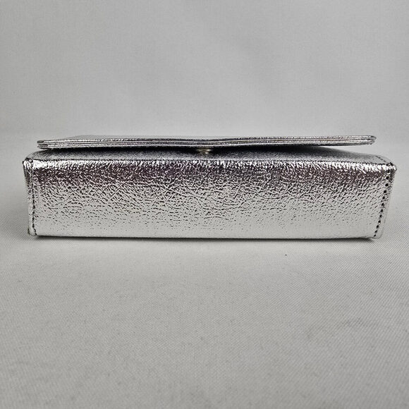 Vintage Silver Box Clutch Purse - Picture 2 of 7